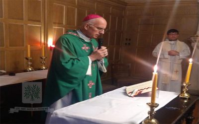 Buenos Aires | En Santa María de la Armonía, Mons. Olivera participa del tiempo de convivencia con los Seminaristas Castrenses