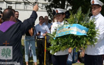 El Ministro de Defensa de la Nación, Ingeniero Agustín Rossi, rindió homenaje a los tripulantes del ARA San Juan