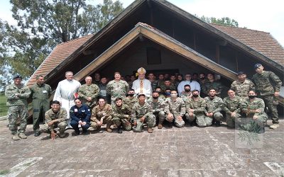 Buenos Aires | Mons. Olivera realizó visita Pastoral a la VII Brigada Aérea de Moreno