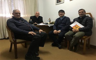 Mons. Olivera se reunió con los responsables de la Escuela de Ministerios San Lorenzo