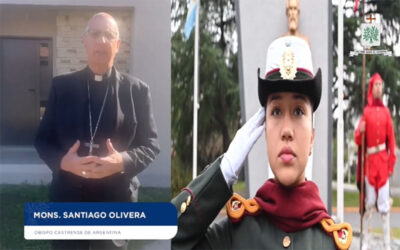 MONS. OLIVERA | Los invitamos a seguir creciendo en este deseo, de ser un buen cristiano, un discípulo y misionero entre los hombres y mujeres de las armas