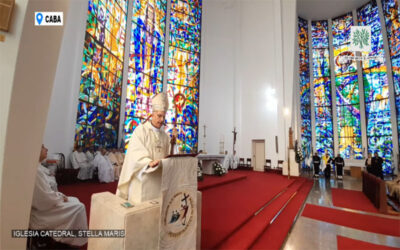 MONS. OLIVERA | Con total confianza depositemos en manos de nuestra Patrona la Virgen Stella Maris la vida de Nuestra Patria, de sus Gobernantes, de nuestras queridas Armada, Prefectura Naval y la Marina Mercante, depositemos en Ella todos los proyectos, deseos y emprendimientos