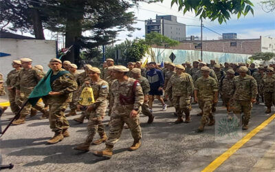 NEUQUÉN | Junto a la Virgen Santísima efectivos del Ejército Argentino y de las Fuerzas Federales de Seguridad, peregrinaron en la capital provincial