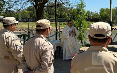 SANTA FE | Efectivos de PNA participaron de la Santa Misa por la XXI Peregrinación Diocesana al Santuario de Luján